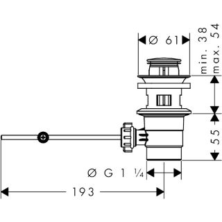 Смеситель Hansgrohe Vernis Shape 71561670 для раковины